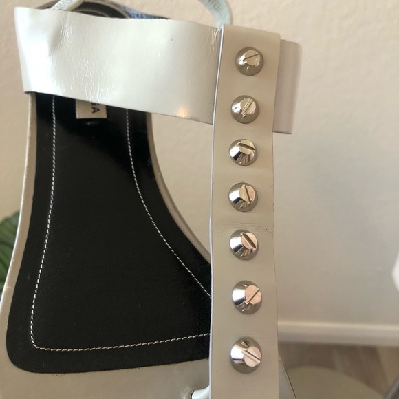 Balenciaga Studded Leather Sandals - Picture 6 of 7
